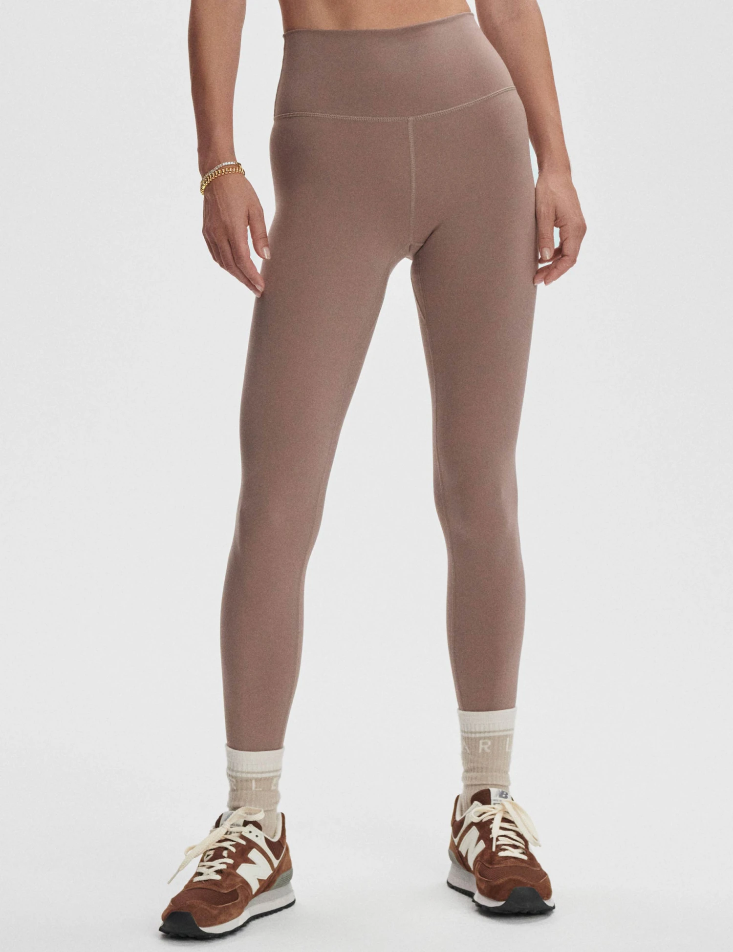 Varley FreeSoft High Waisted Legging 27 - Deep Taupe 3 Varley FreeSoft High Waisted Legging 27 - Deep Taupe