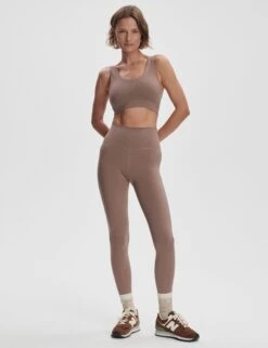 Varley FreeSoft High Waisted Legging 27 - Deep Taupe 12 Varley FreeSoft High Waisted Legging 27 - Deep Taupe -The Sports Edit Store varley freesoft hw legging 27 deep taupe var02037 7
