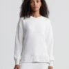 Varley Gabriella Sweat - Ivory Marl -The Sports Edit Store varley gabriella sweat ivory marl var02084 1