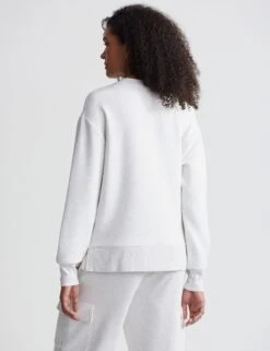 Varley Gabriella Sweat - Ivory Marl 11 Varley Gabriella Sweat - Ivory Marl -The Sports Edit Store varley gabriella sweat ivory marl var02084 4