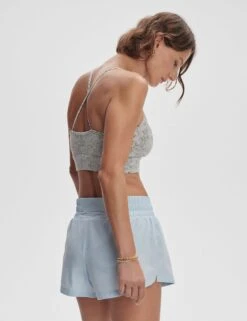 Varley Kallin Running Short 1.5" - Cashmere Blue -The Sports Edit Store varley kallin running short 1 5in cashmere blue var00738 5