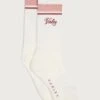 Varley Lamar Club Stripe Socks - Egret/Pale Mauve/Dusty Rose 1 Varley Lamar Club Stripe Socks - Egret/Pale Mauve/Dusty Rose -The Sports Edit Store varley lamar club stripe sock egret pale mauve dusty rose var02487 1