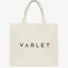 Varley Market Tote in Ivory - Heavy Duty Cotton Canvas Bag