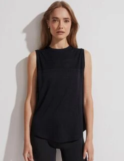 Varley Morro Tank - Black -The Sports Edit Store varley morro tank black 1