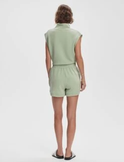 Varley Ollie High Waisted Short 3.5" - Snow Sage -The Sports Edit Store varley ollie hw short 3 5in snow sage var01902 7