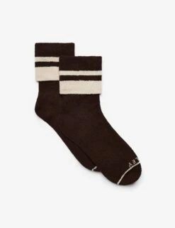 Varley Preston Sock in Coffee Bean & Sandshell