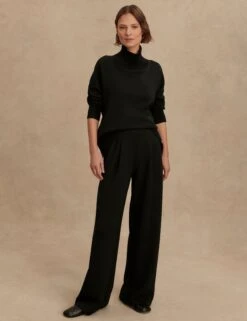 Varley The Extra Wide Leg Pant 29.5" - Black -The Sports Edit Store varley the extra wide leg pant 29 5 black var02799 6