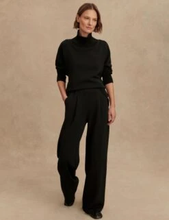 Varley The Extra Wide Leg Pant 29.5" - Black -The Sports Edit Store varley the extra wide leg pant 29 5 black var02799 7