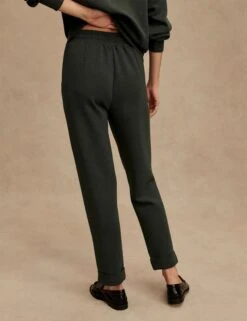 Varley The Rolled Cuff Pant 25" - Olive Marl -The Sports Edit Store varley the rolled cuff pant 25in olive marl var01922 4