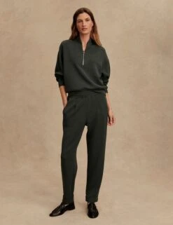 Varley The Rolled Cuff Pant 25" - Olive Marl -The Sports Edit Store varley the rolled cuff pant 25in olive marl var01922 5