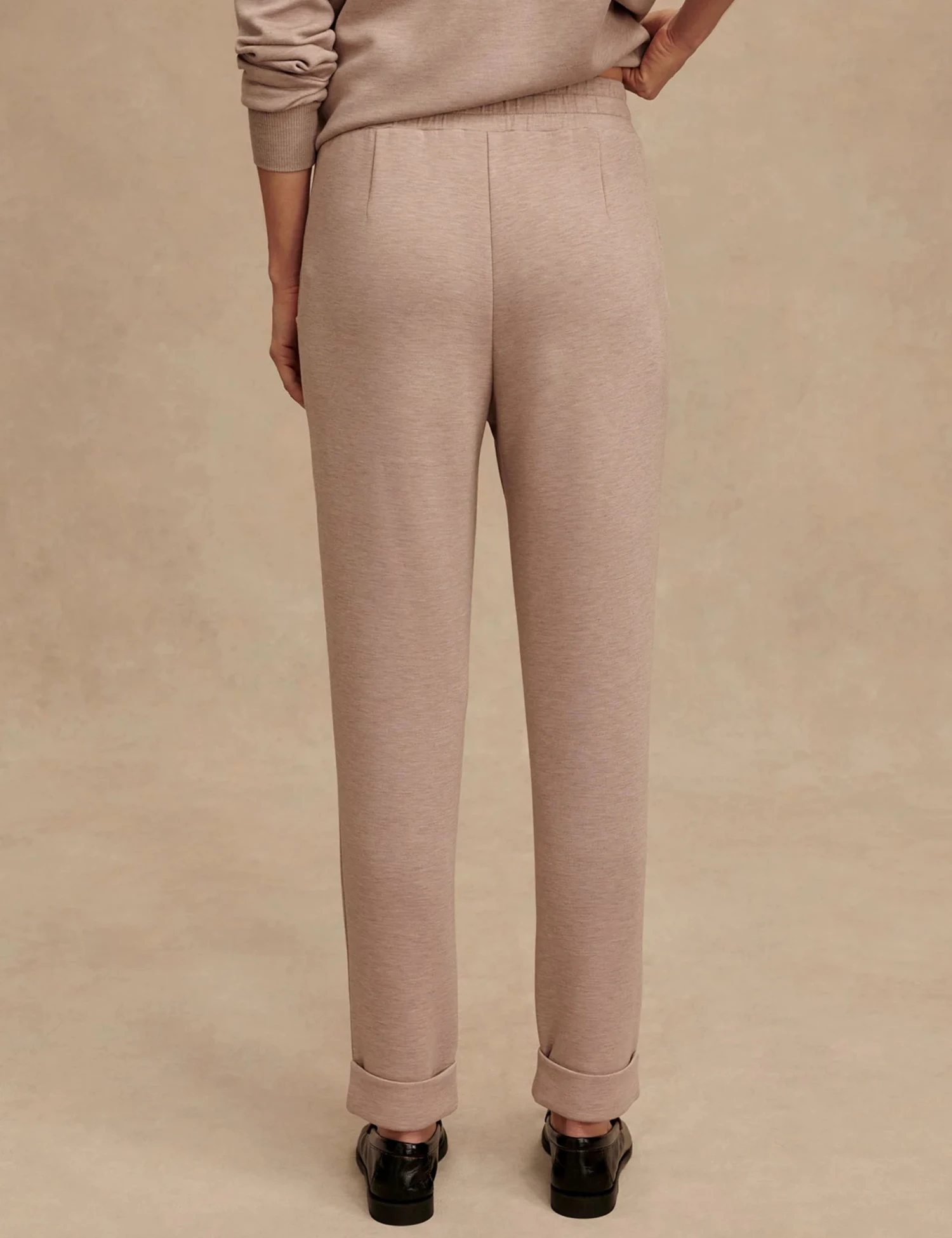 Varley The Rolled Cuff Pant 25" - Taupe Marl 4 Varley The Rolled Cuff Pant 25" - Taupe Marl - Image 2