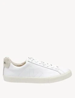 Veja Esplar Leather Trainers - White
