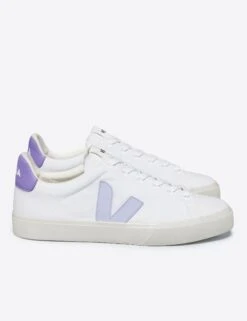 Veja Campo Canvas - White Swan Lavande -The Sports Edit Store veja w campo canvas trainers white swan lavande CA0103500 4