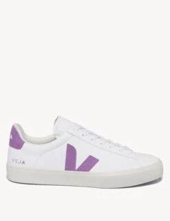 Veja Campo ChromeFree Leather Sneakers - White Mulberry