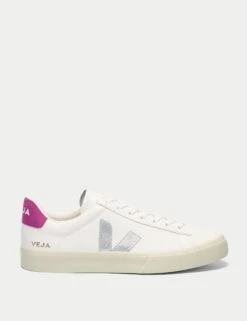 Veja Campo Leather - White Silver Ultraviolet