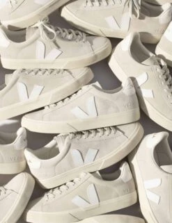 Veja Campo Suede - Natural White 11 Veja Campo Suede - Natural White -The Sports Edit Store veja w campo suede trainers natural white CP0302921 3