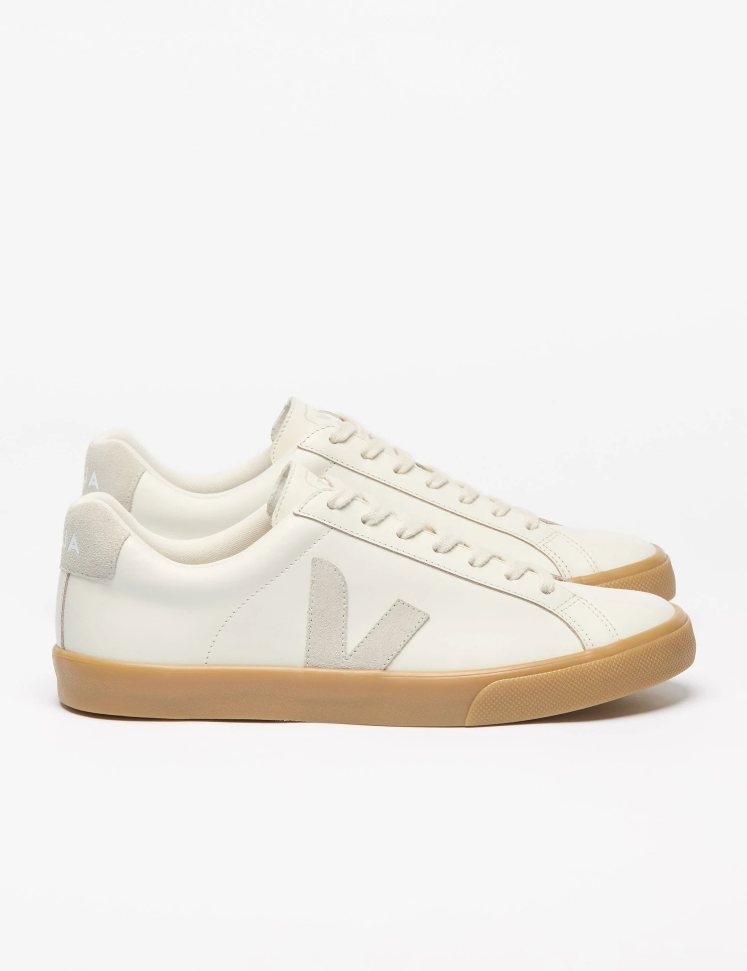 Veja Esplar Leather Trainers - Pure Natural 5 Veja Esplar Leather Trainers - Pure Natural - Image 3