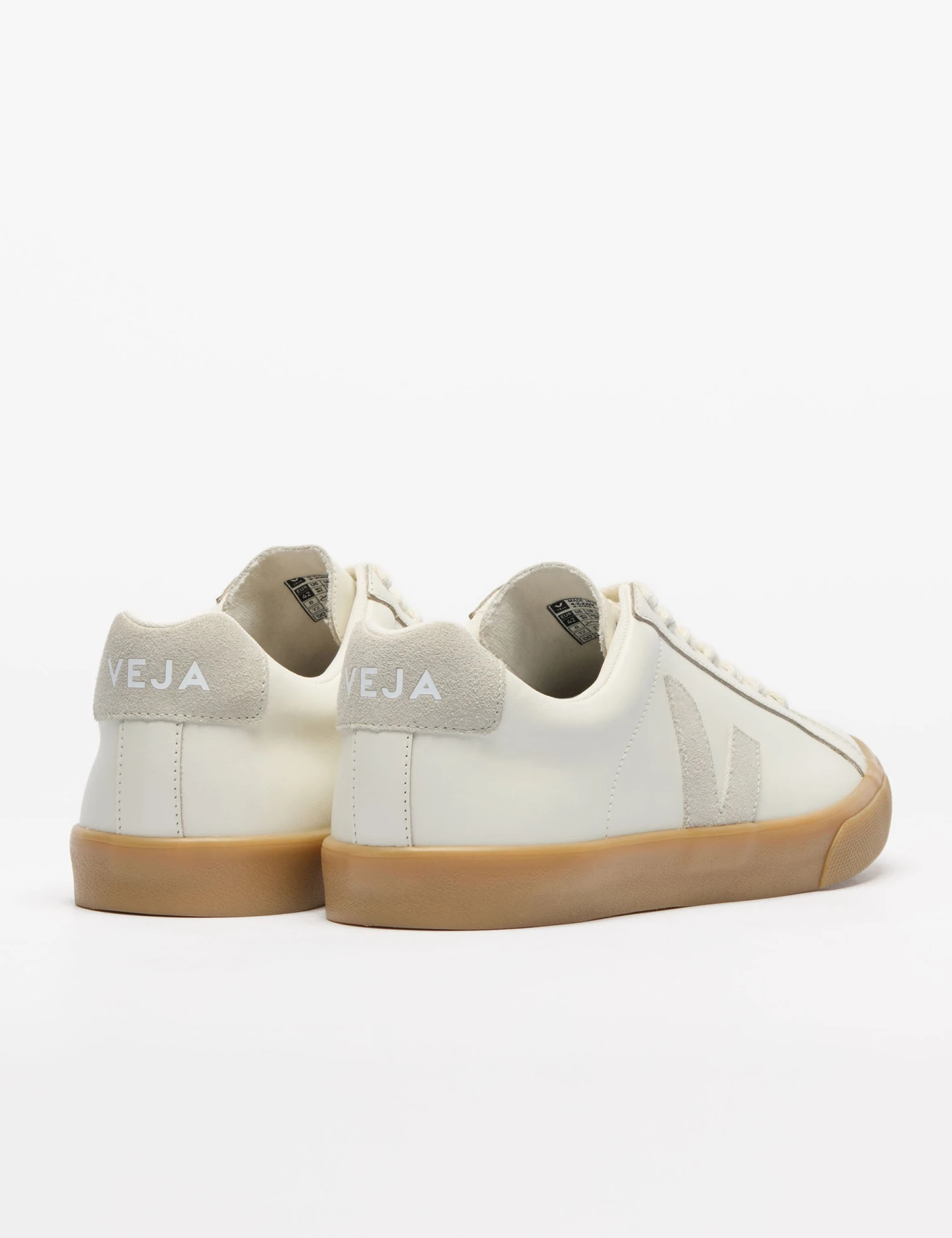 Veja Esplar Leather Trainers - Pure Natural 6 Veja Esplar Leather Trainers - Pure Natural - Image 4