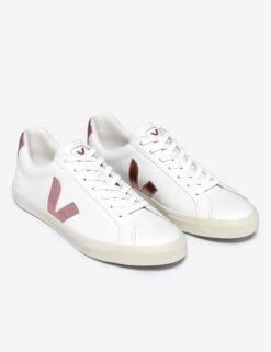 Veja Esplar Leather Trainers - White Nacre 8 Veja Esplar Leather Trainers - White Nacre -The Sports Edit Store veja w esplar leather trainers white nacre EO0203512 2