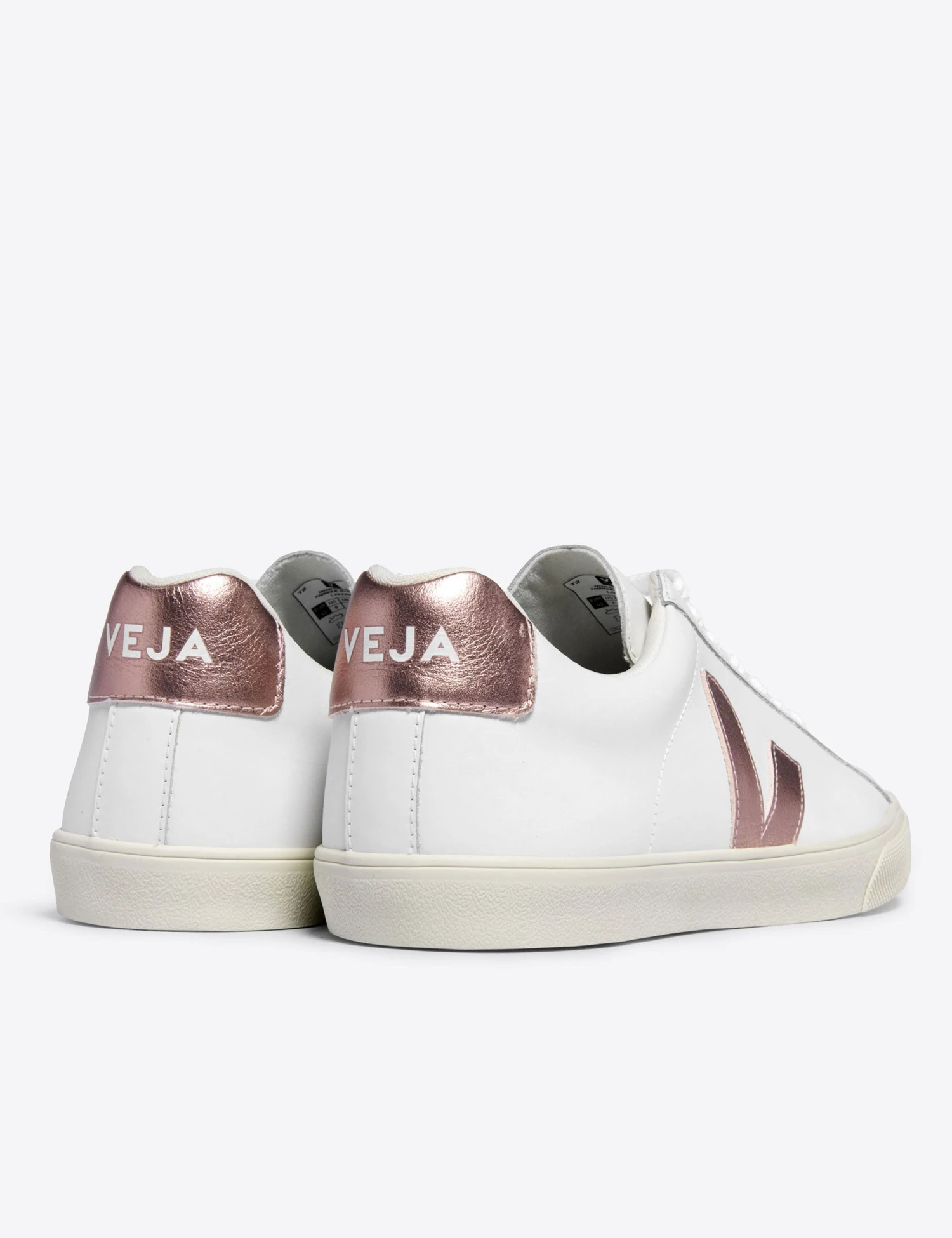 Veja Esplar Leather Trainers - White Nacre 4 Veja Esplar Leather Trainers - White Nacre - Image 2
