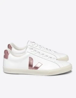 Veja Esplar Leather Trainers - White Nacre 9 Veja Esplar Leather Trainers - White Nacre -The Sports Edit Store veja w esplar leather trainers white nacre EO0203512 4