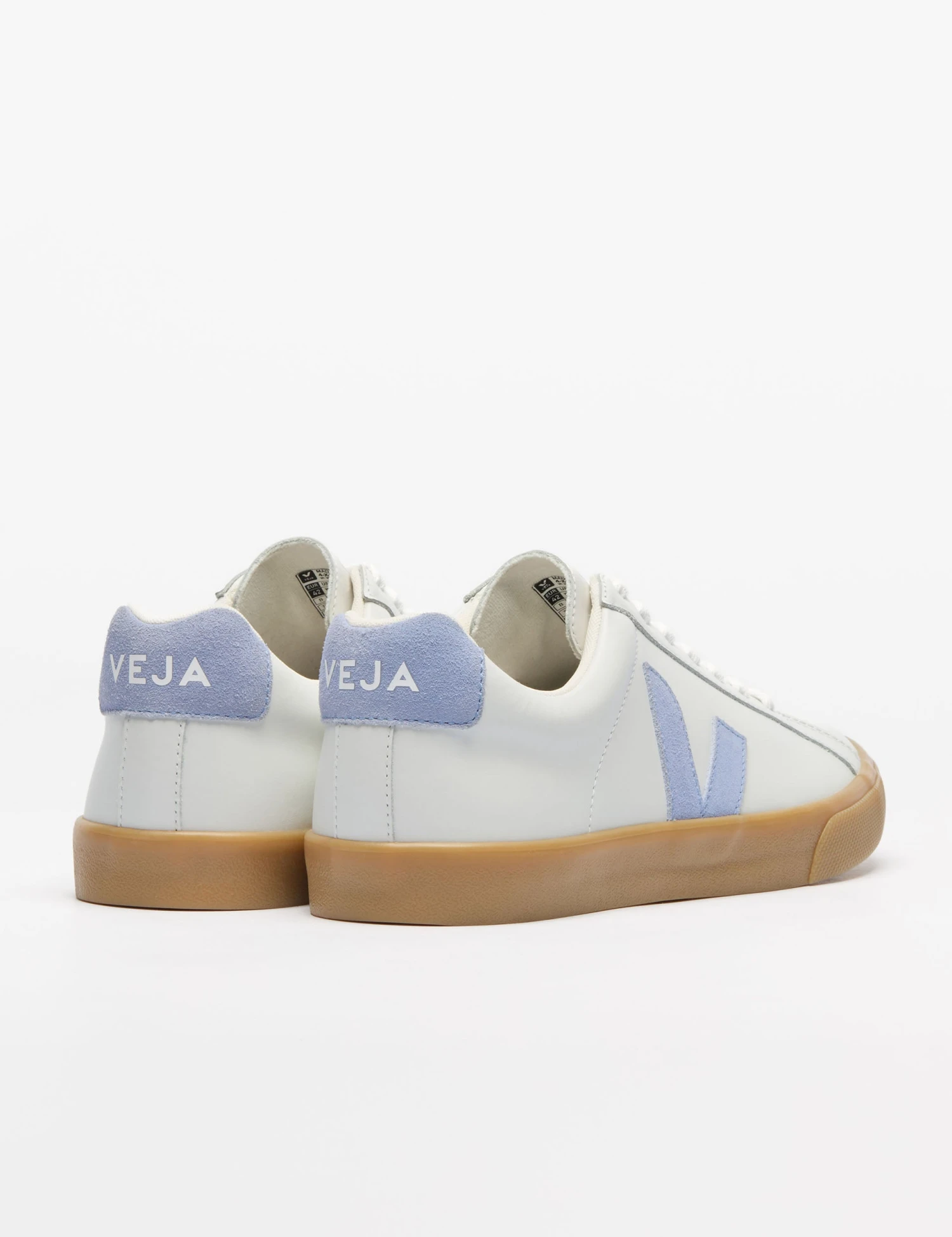 Veja Esplar Leather Trainers - White Olympe Natural 6 Veja Esplar Leather Trainers - White Olympe Natural - Image 4