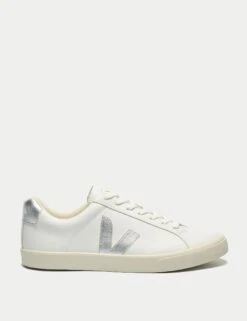 Veja Esplar Leather - White Silver
