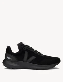 Veja Marlin V-Knit - Full Black Performance Running Shoes