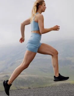 Veja Marlin V-Knit - Full Black Performance Running Shoes -The Sports Edit Store veja w marlin v knit trainers full black 2