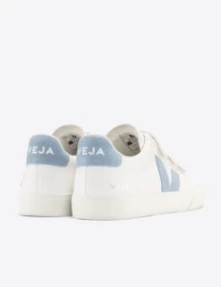Veja Recife Leather Trainers - Extra-White Steel -The Sports Edit Store veja w recife leather trainers leather extra white steel RC0502946 3