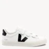 Veja Recife Chrome-Free Leather Trainers - White Black -The Sports Edit Store veja w recife leather trainers white black RC0502790 1