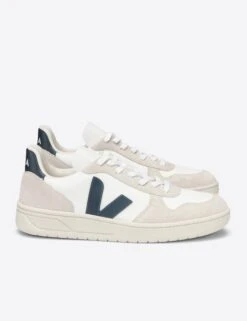 Veja V-10 B-Mesh - White Nautico -The Sports Edit Store veja w v 10 b mesh trainers white nautico VX011380 4