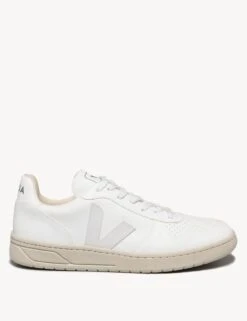 Veja V-10 CWL Vegan Trainers - Full White