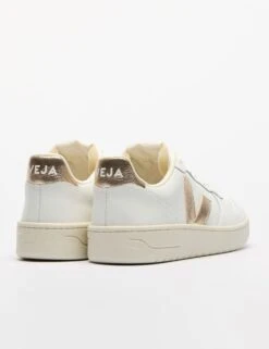 Veja V-10 Leather - White Platine -The Sports Edit Store veja w v 10 leather white platine vi0220737 3