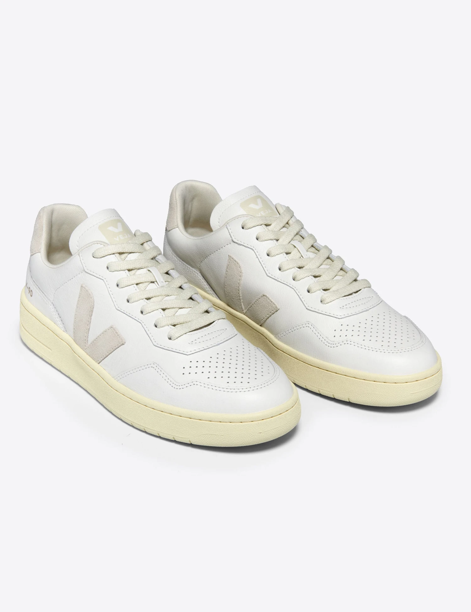 Veja V-90 Leather - White Natural 4 Veja V-90 Leather - White Natural - Image 2