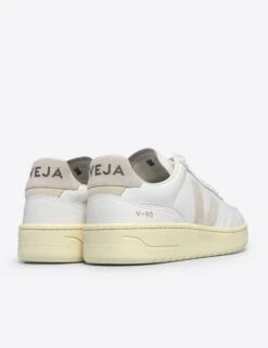 Veja V-90 Leather - White Natural 9 Veja V-90 Leather - White Natural -The Sports Edit Store veja w v 90 leather trainers white natural vd2003655 4