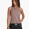 Vuori Energy Top - Hazel Heather -The Sports Edit Store vuori energy top hazel heather VW123HAH 1