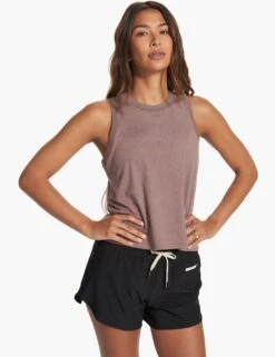 Vuori Energy Top - Hazel Heather 8 Vuori Energy Top - Hazel Heather -The Sports Edit Store vuori energy top hazel heather VW123HAH 6