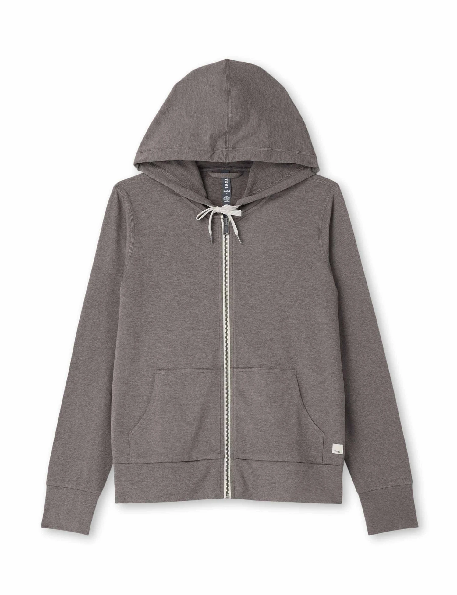 Vuori Halo Performance Hoodie 2.0 - Chia Heather 10 Vuori Halo Performance Hoodie 2.0 - Chia Heather - Image 8