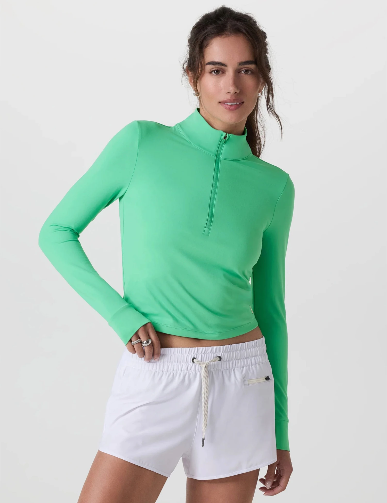 Vuori Studio Half Zip - Light Bergamot 5 Vuori Studio Half Zip - Light Bergamot - Image 3
