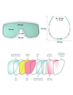 Goodr I Do My Own Stunts - Black Polarized Wrap G Sunglasses -The Sports Edit Store wrap g info