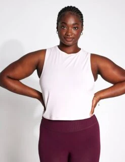 Crop It Tank - Soft Pink -The Sports Edit Store ymo crop it tank soft pink 5